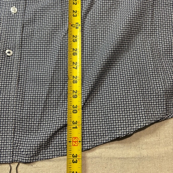 Cinch Men’s Button Up Shirt Men’s Sz XL Long Sleeve Gray Black Diamond Square - Picture 4 of 5